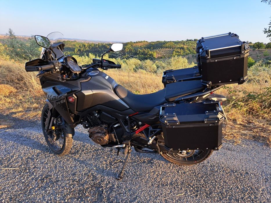 (NOVO) Malas Laterais + Top Case Honda África twin 1000 / 1100