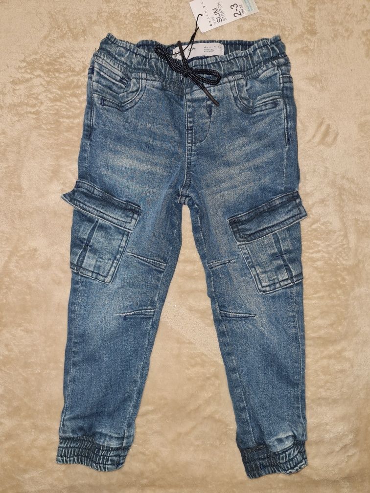 Штани джинси на хлопчика 2-3 роки, 98см, нові, стрейчеві,