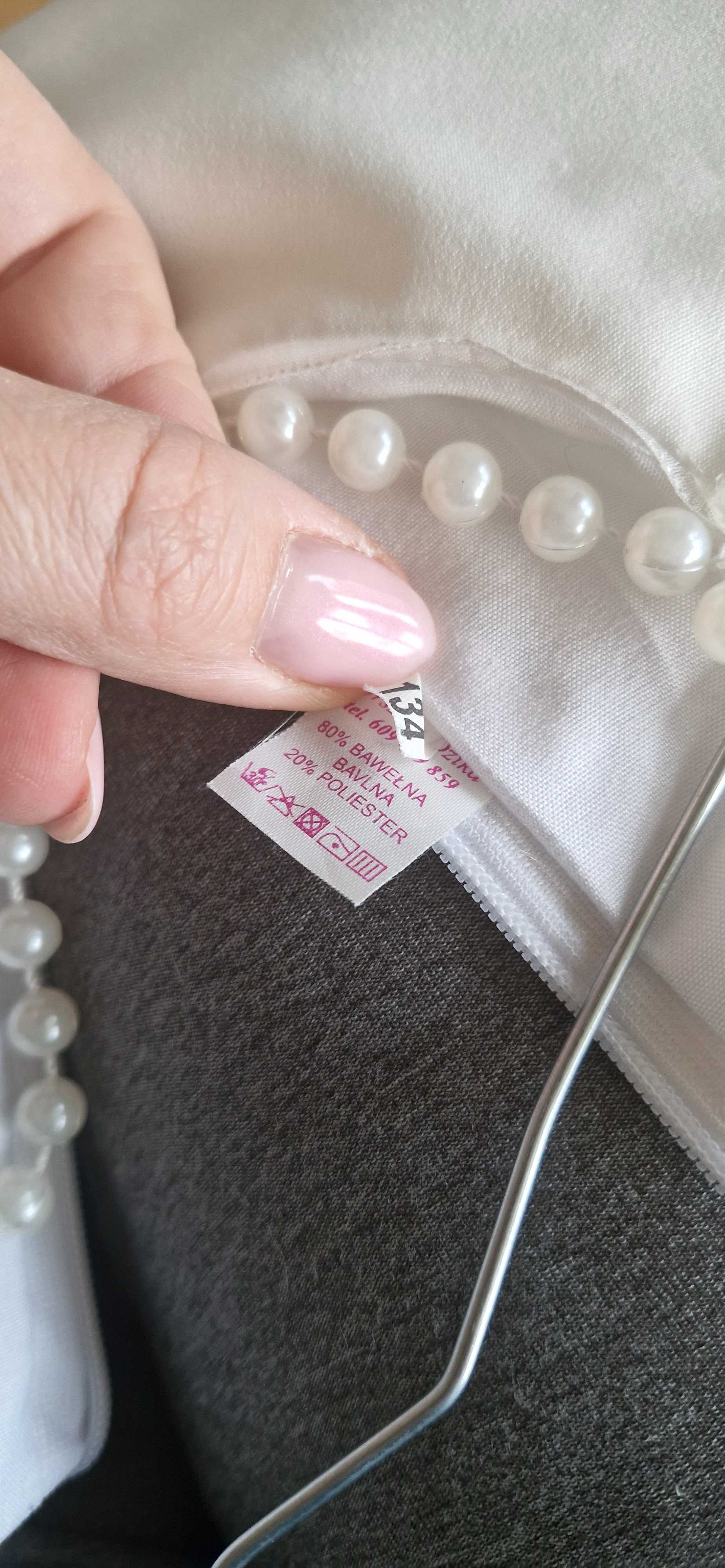 Sukienka dla dziewczynki 134 elegancka komunia impreza