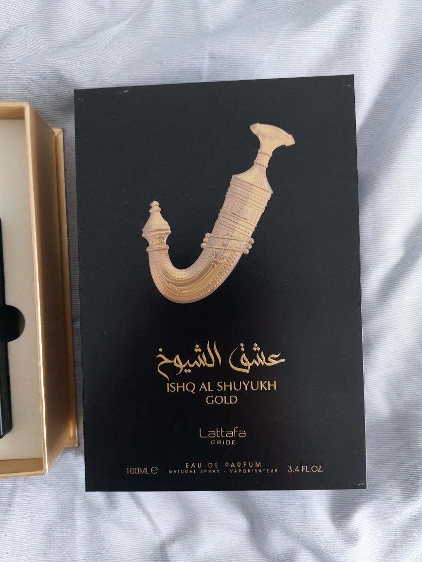 Perfumy Lataffa Ishq Al Shuyukh gold złote 100ml