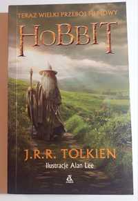 Hobbit J.R.R. Tolkien okładka filmowa Alan Lee miękka