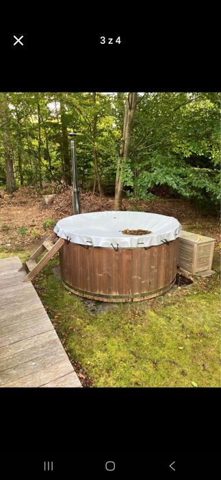 Balia drewniana ogrodowa Super Jakość Cena do końca miesiaca piec +fil