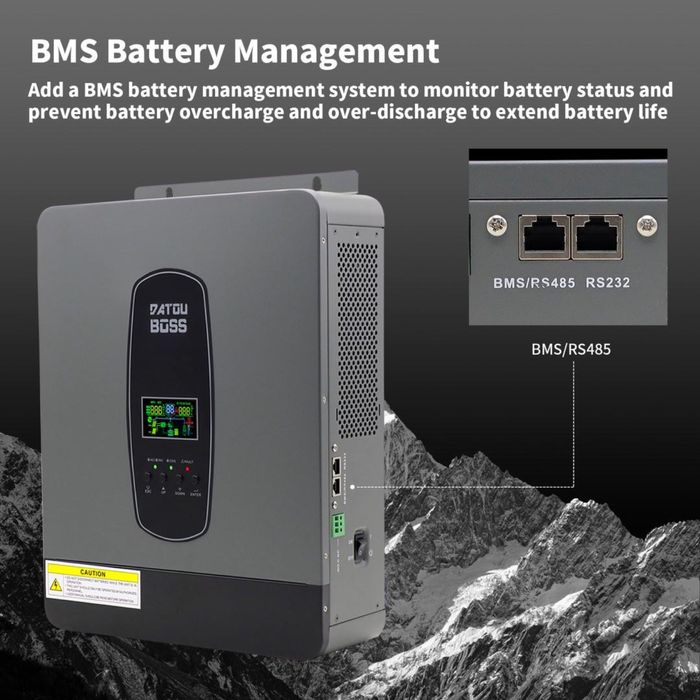 Інвертор Datou Boss 3KW WIFI 3кВт 24В найновіша модель супер якість