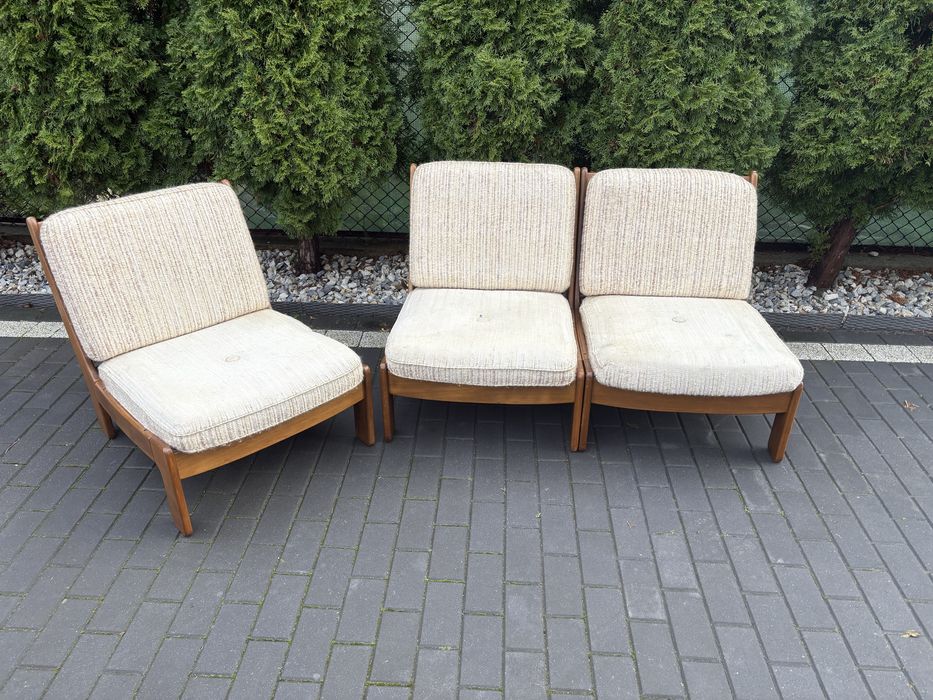 Fotele modulowe vintage lata 60/70