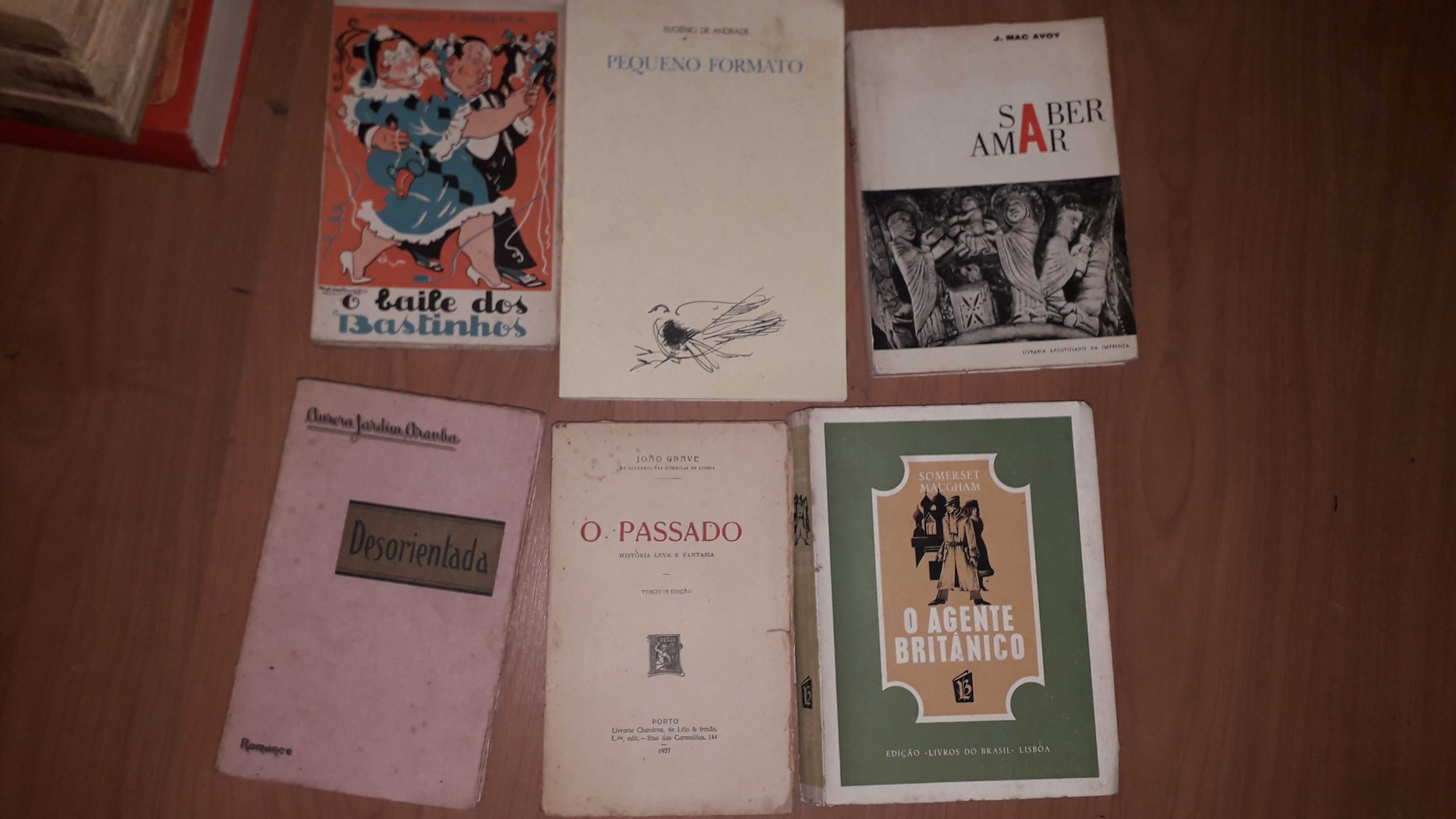 Livros romances antigos anos 60-80