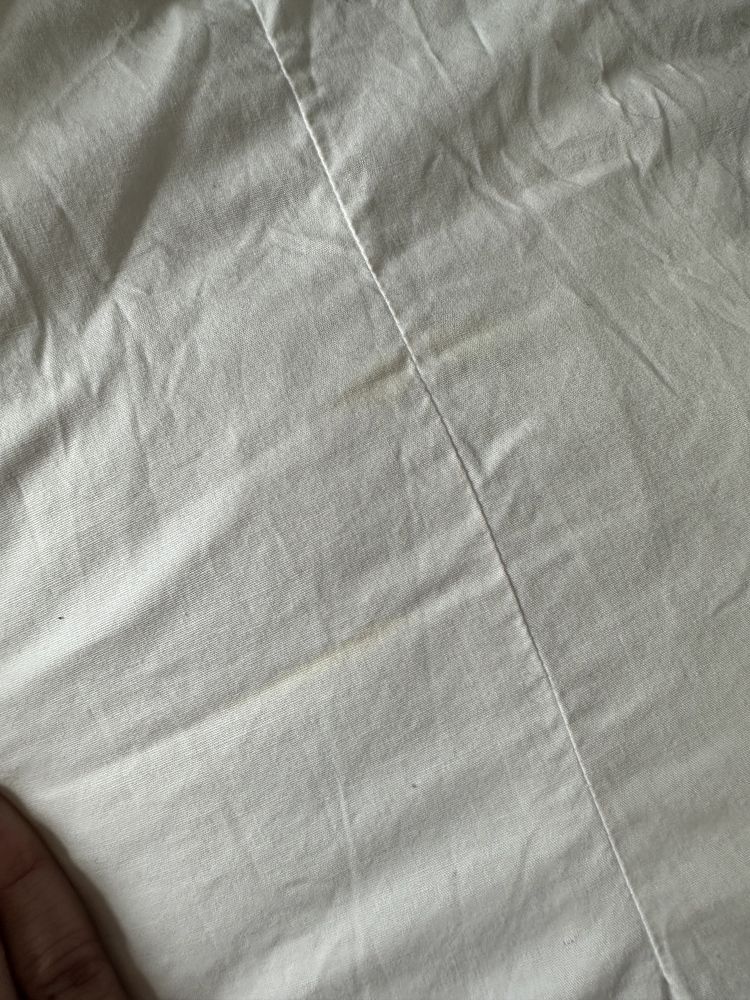 Biała koszula Burberry XL z łatkami