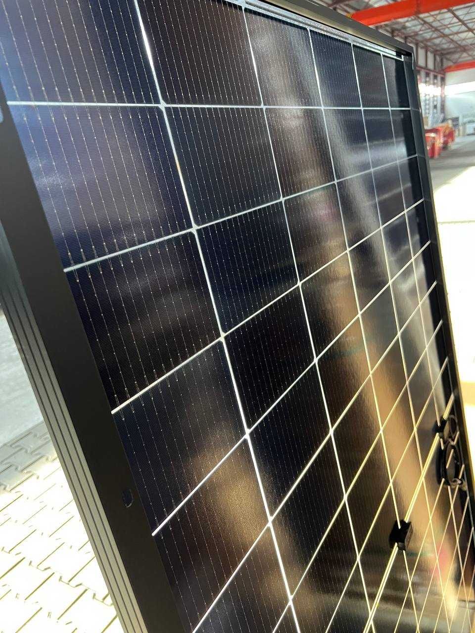 Сонячна панель 435W. Двостороння. HORAY. Black. Bifacial.