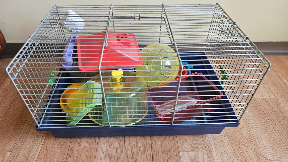 Klatka dla chomika świnki królika kota szynszyla zabawki gratis