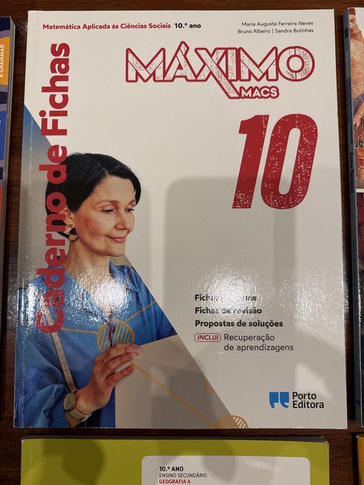 Livro Caderno de atividades 10 ano