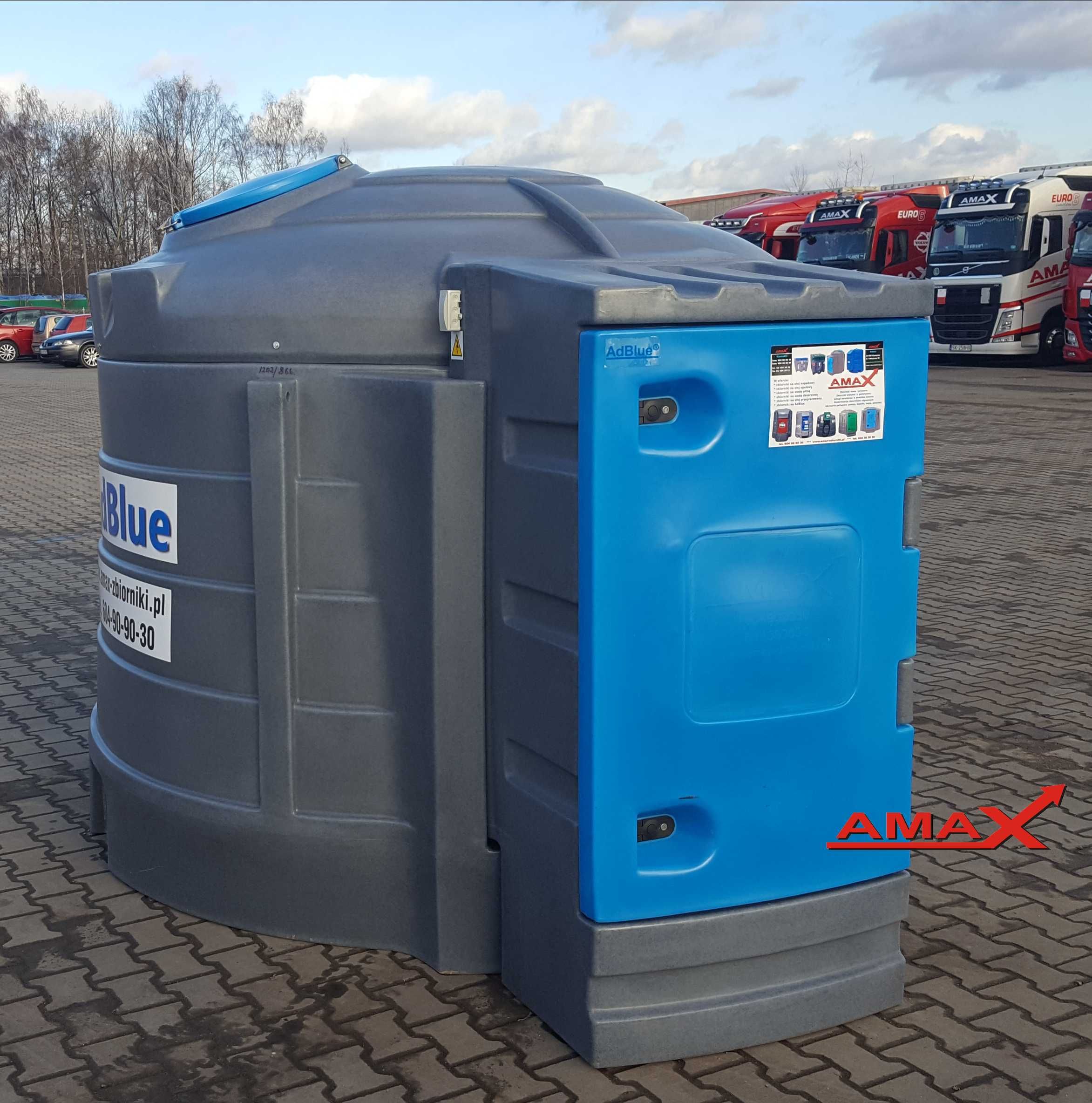 AdBlue Zbiornik 5000 litrów dwupłaszczowy na adbule z atestami, AMAX