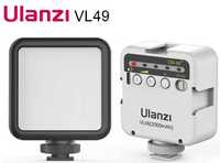 Ulanzi vl49 6w LED Camara vídeo bateria 2000mah 5500k iluminação NOVO