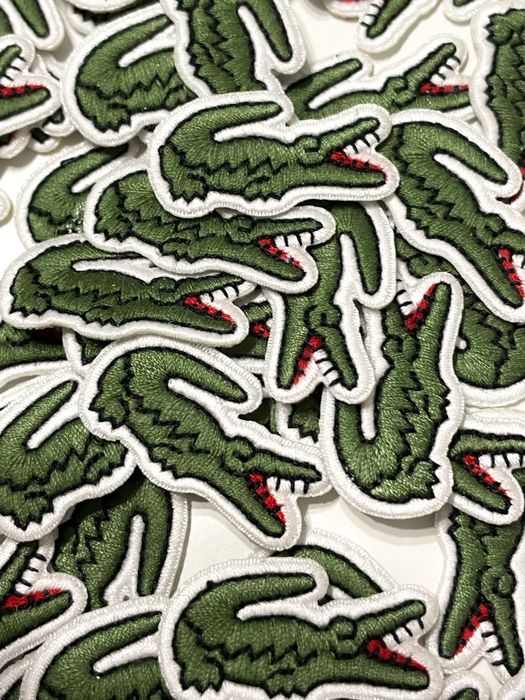 Naszywki Prasowanki krokodyl Lacoste 10 sztuk