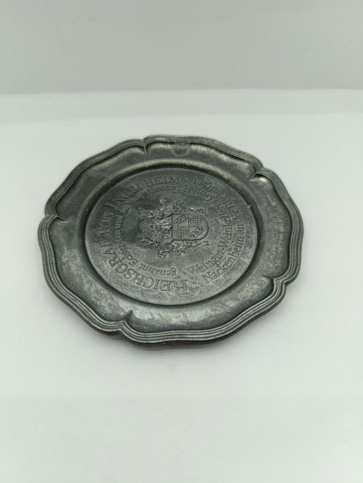 Оловянная тарелка на стену Германия