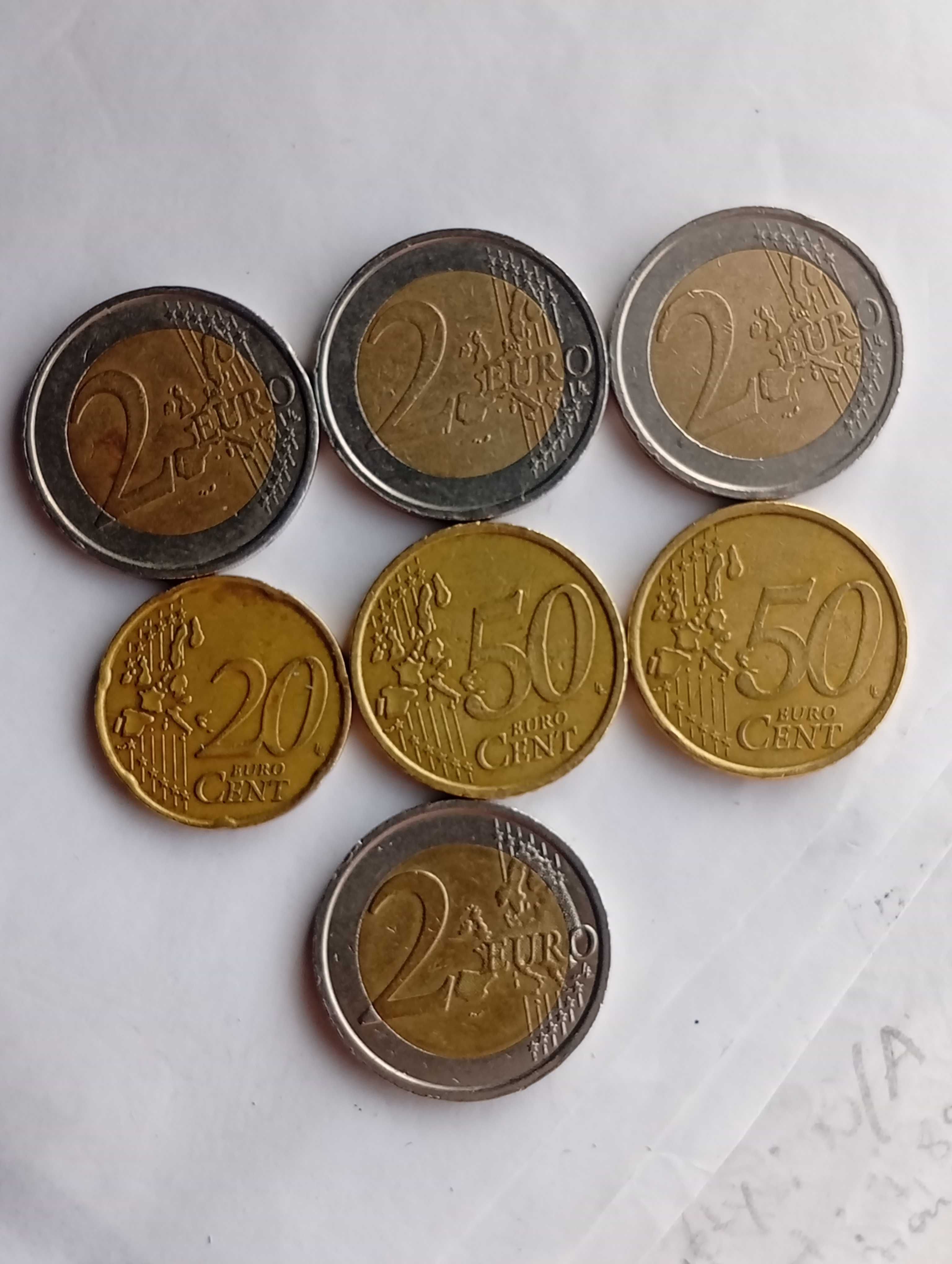 Lote de moedas 2002, Itália (oferta de moeda 2012, também da Itália)