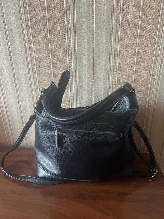 Сумка з натуральної замші