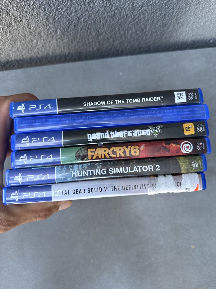 Sprzedam  gry na PS4 W idealnym Stanie