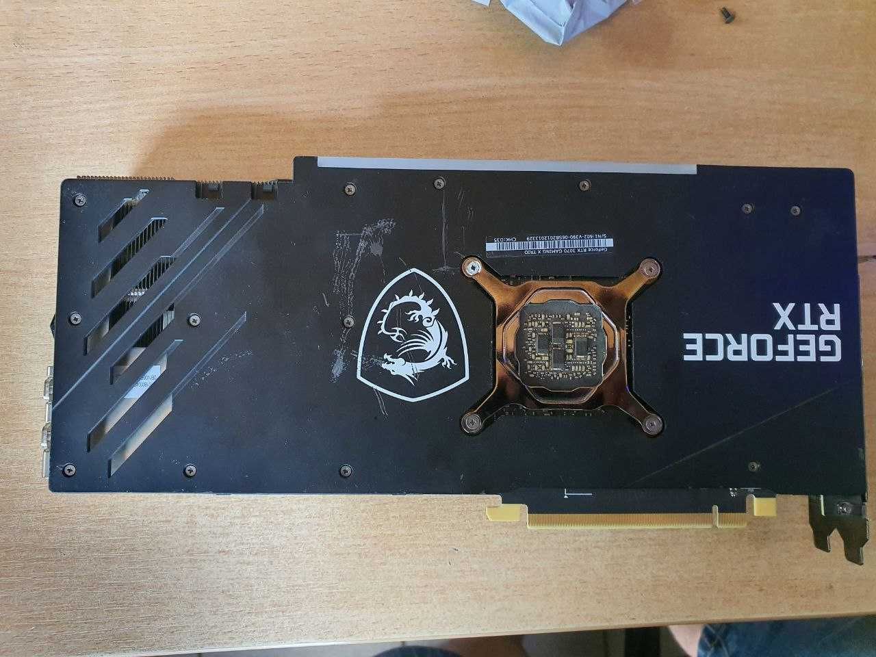 Видеокарта MSI RTX3070 Gaming X Trio 8GB GDDR6 256 bit отличное сост.