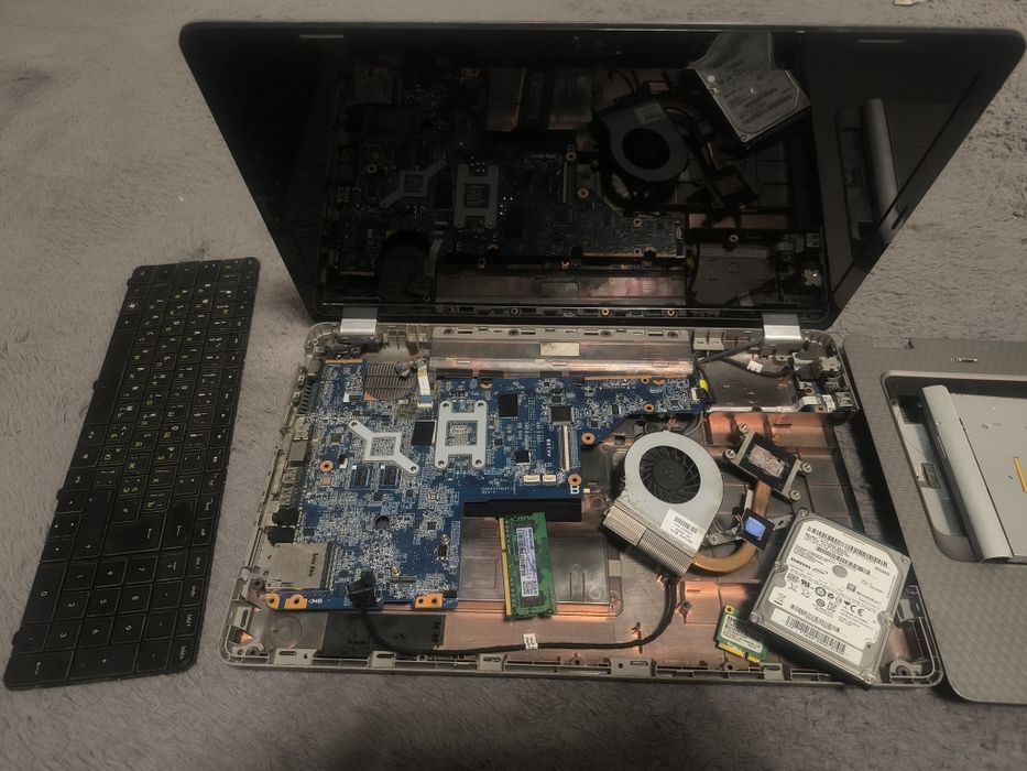 Ноутбук HP G72 разборка i7 640m