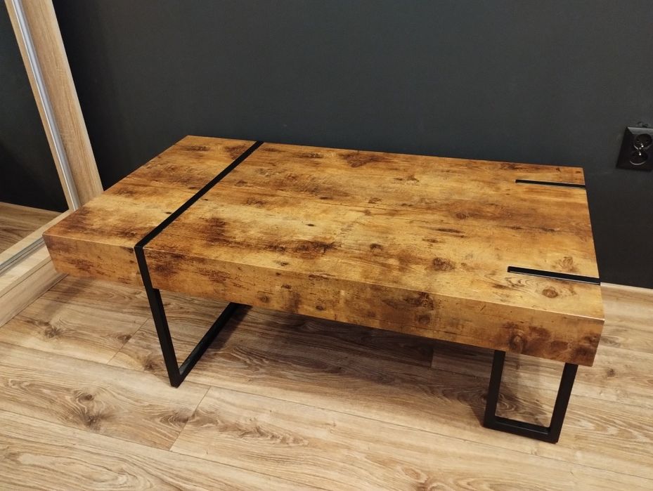 BLICE ŁAWA brąz/czarny mat