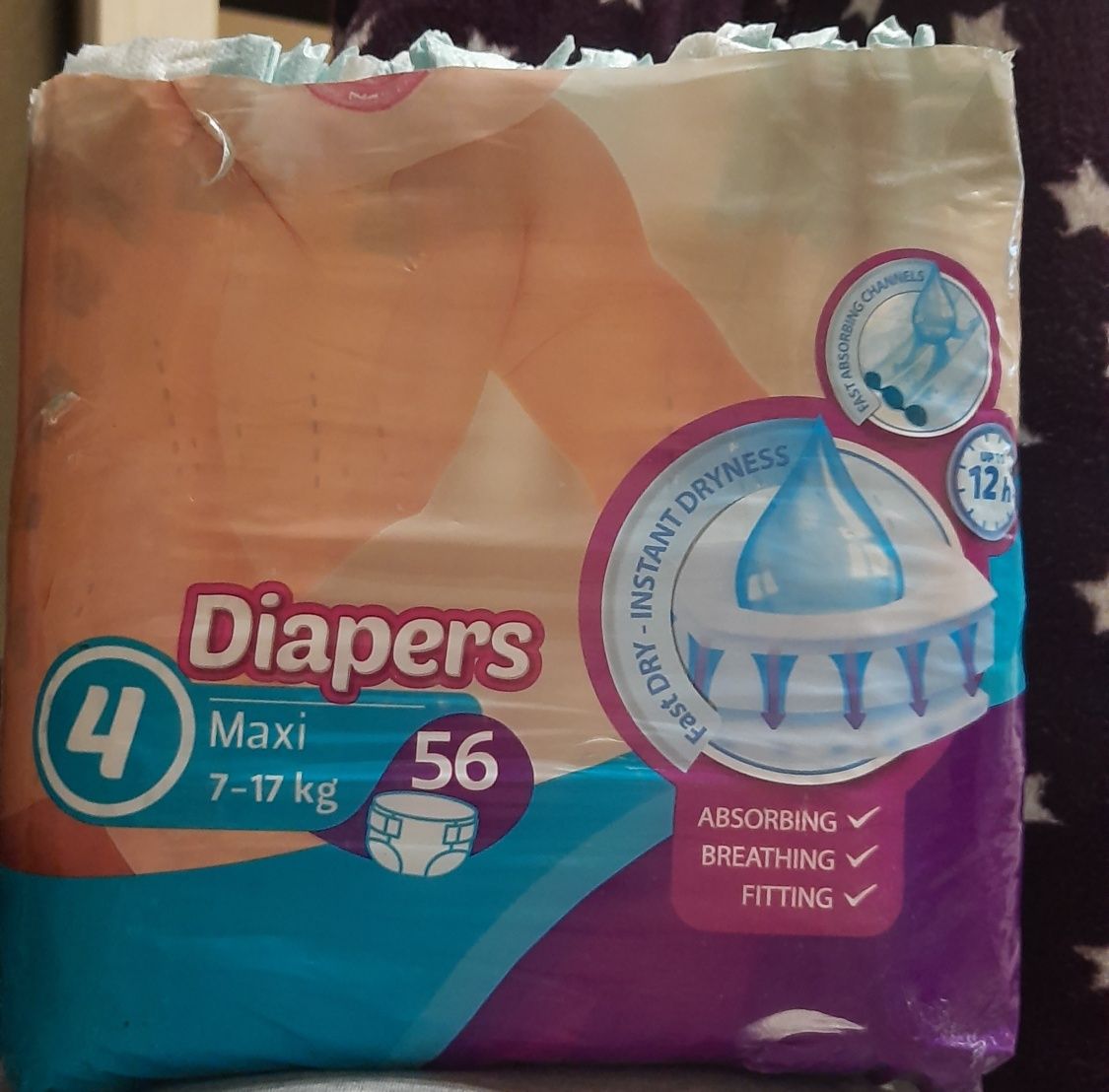 Підгузки, 4 розмір, Максі, Diapers, 28 штук