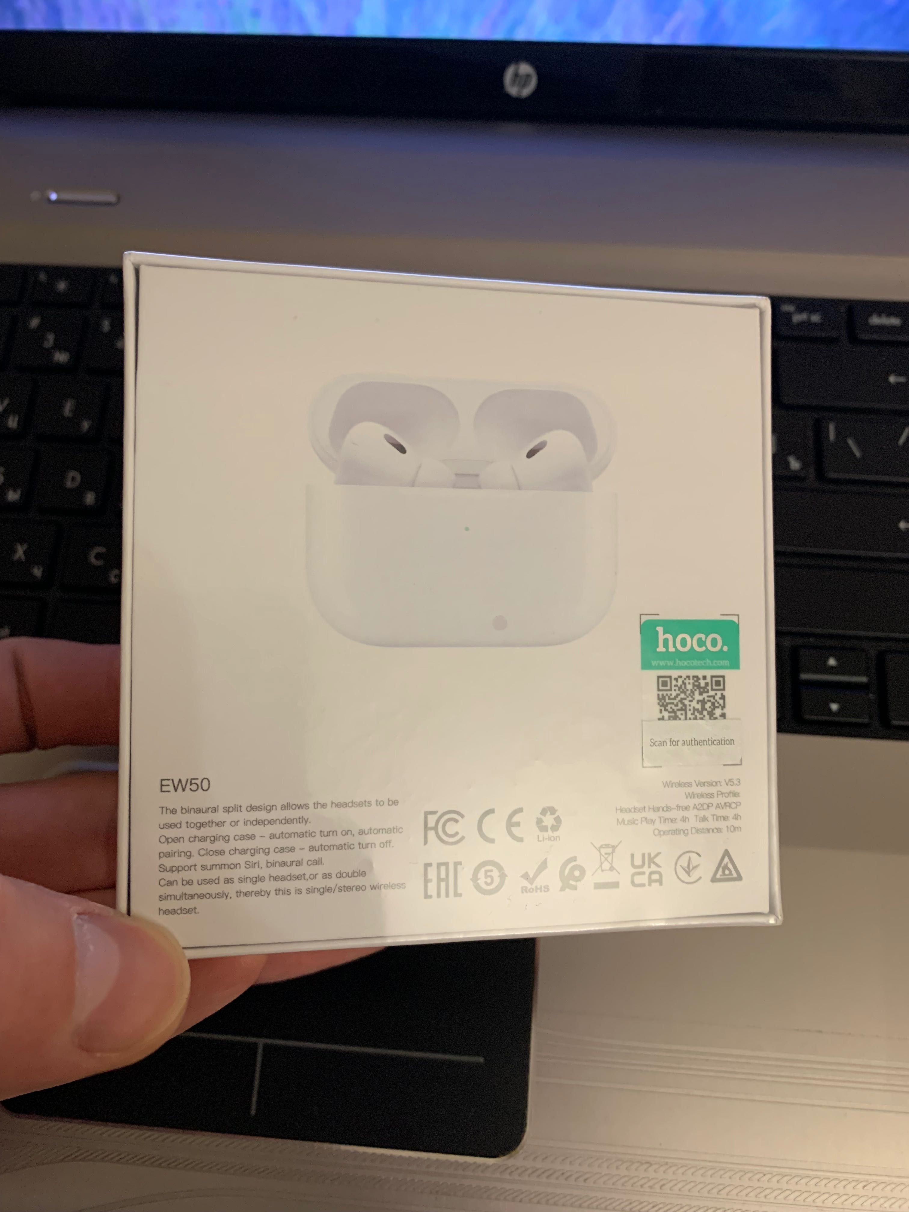 ОРИГІНАЛ Безроводні навушники HOCO EW50 (аналог Apple Air Pods Pro 2)