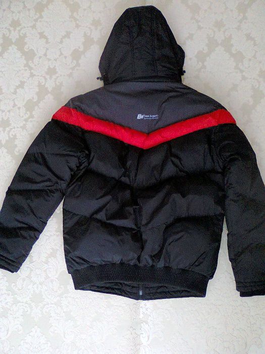 Nowa zimowa kurtka dwustronna z kapturem i Brugi PitBull Nike