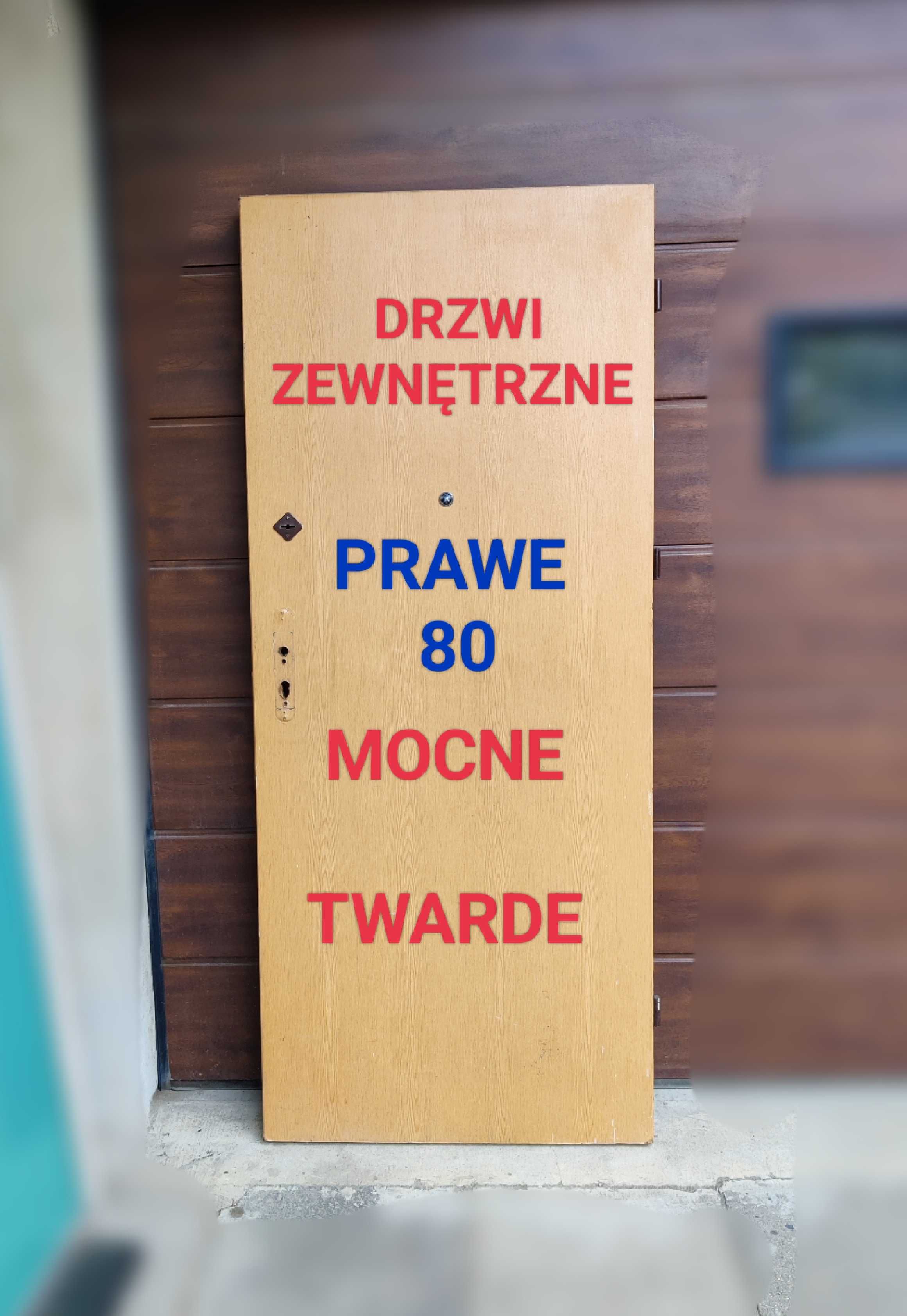 Drzwi Wewnętrzne Prawe Lewe 70 80 Białe. Pełne. Możliwy Dowóz