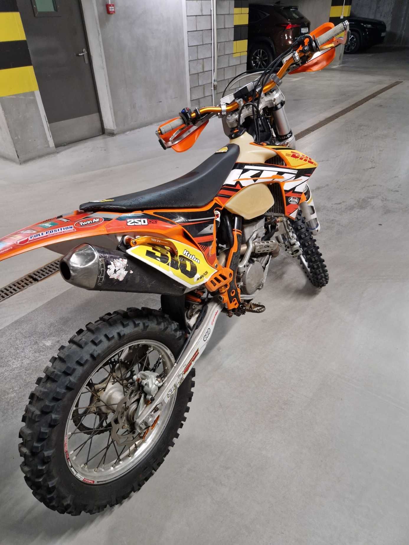 KTM EXC F 250 rocznik modelowy 2013 na wtrysku