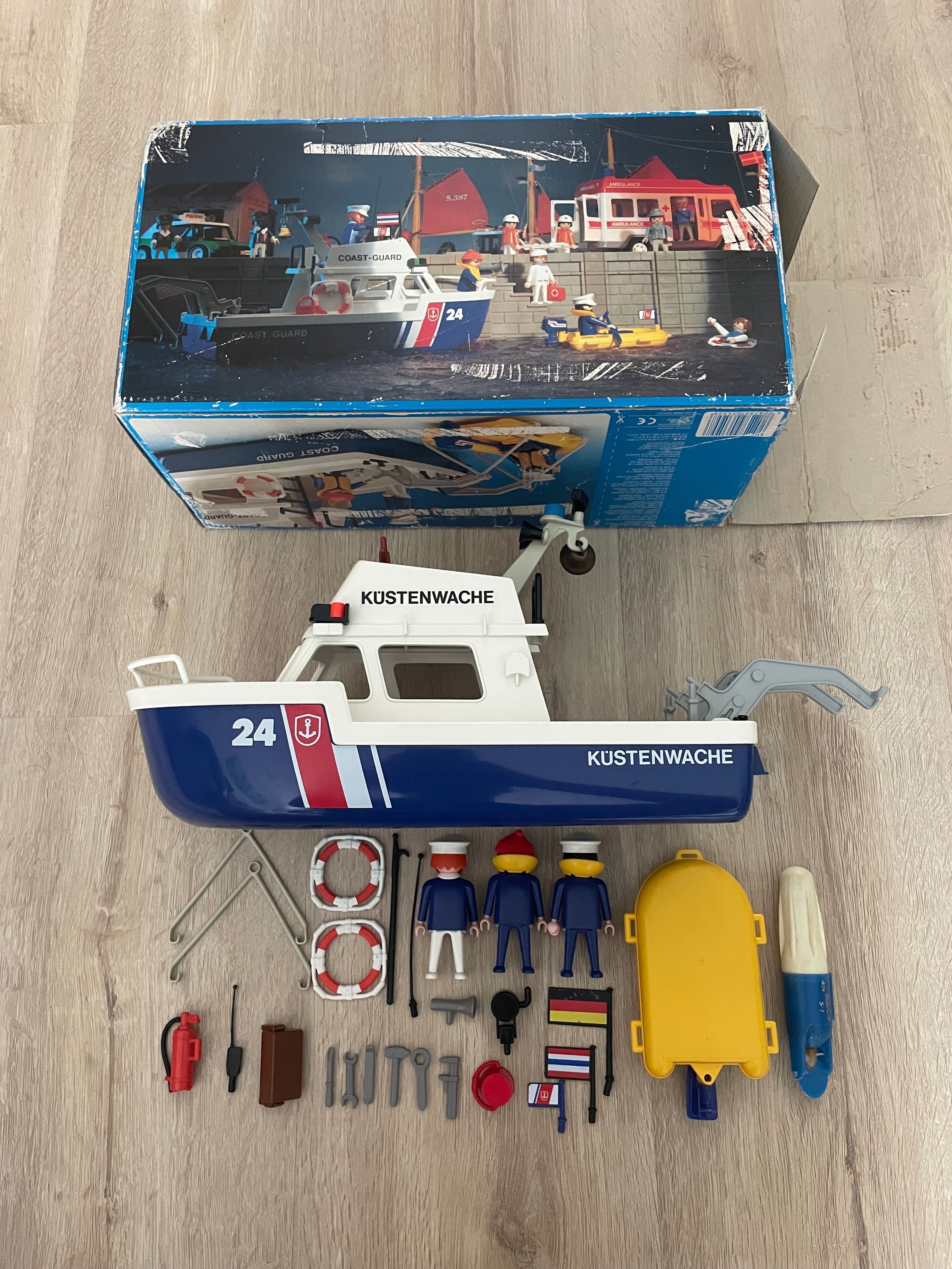 Playmobil 3599 guarda costeira barco