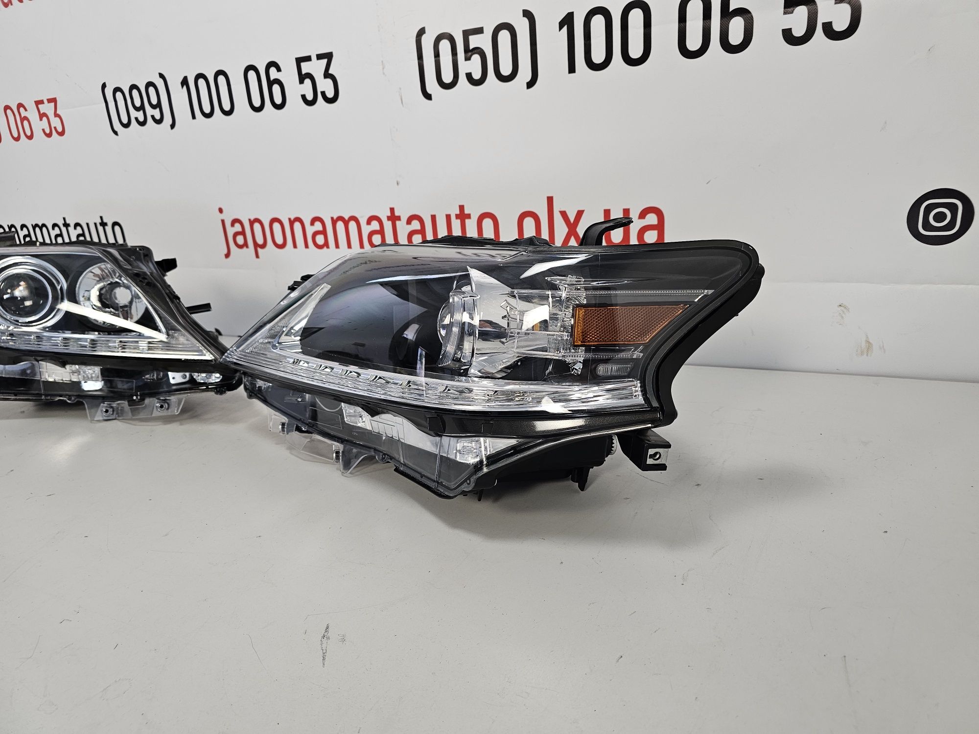 Рестайлінгові фари Lexus RX 350/450 DRL/ДХВ під ксенон D4D