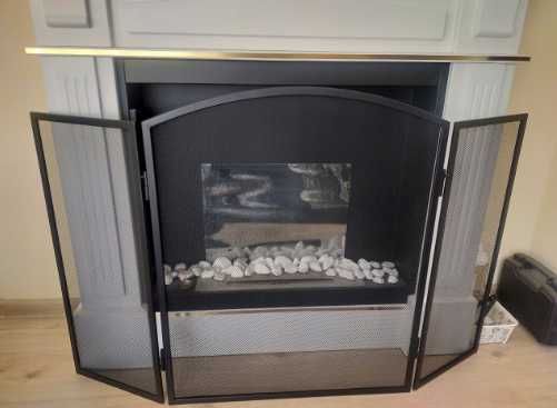 Решітка для каміну, екран для каміну