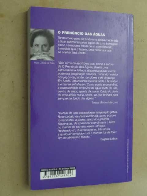 O Prenúncio das Águas de Rosa Lobato de Faria