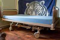 Гидравлическая медицинская кровать с матрасом для лежачих больных
