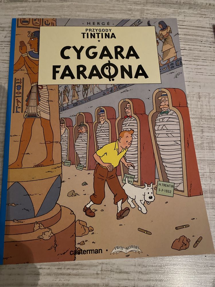 Przygody Tintina - Cygara Faraona - komiks z 2003 r.