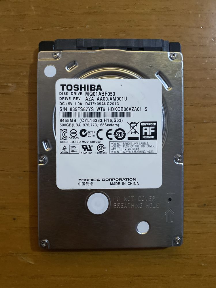 HDD 1TB (outros tamanhos disponiveis)