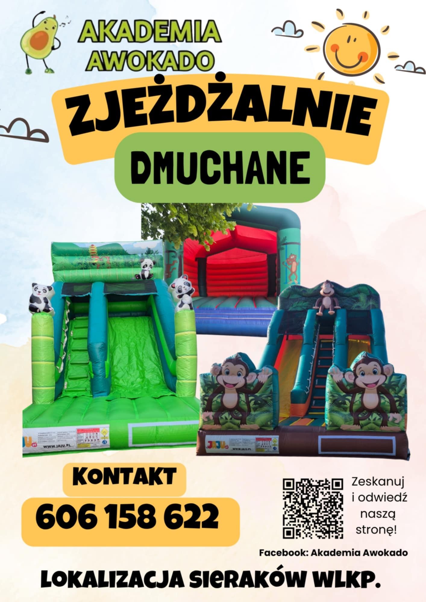 Dmuchańce, zjeżdżalnie dmuchane - wynajem