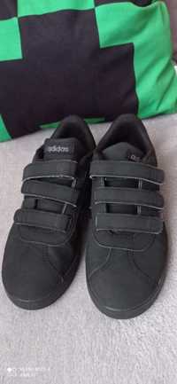 Adidas czarne 34 st. idealny uniseks