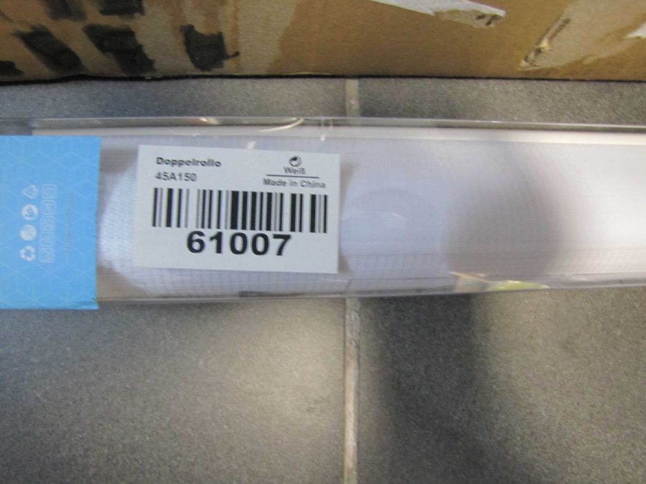 Roleta dzień noc montaż bez użycia wiertarki biały 45 x 150 cm