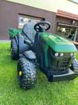 CIĄGNIK ELEKTRYCZNY AUTO akumulator NACZEPA PILOT traktor dla dzieci
