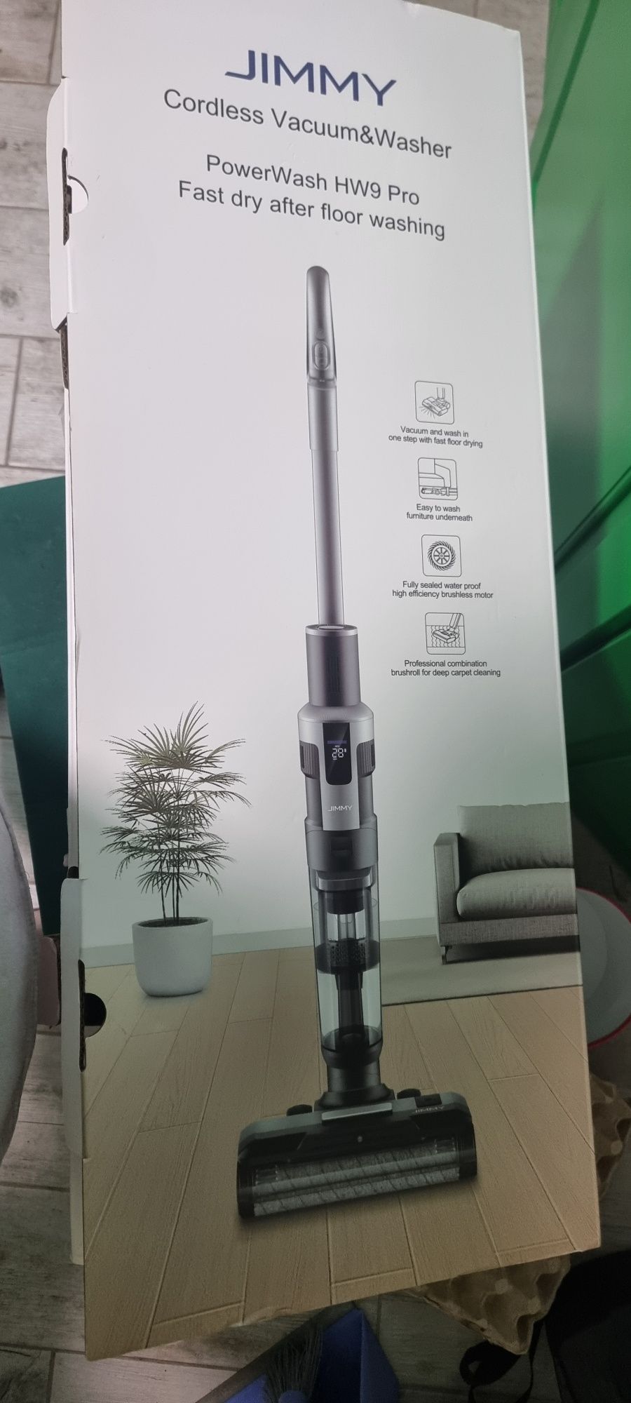 Беспроводной моющий пылесос Jimmy HW9 PRO 2 в 1