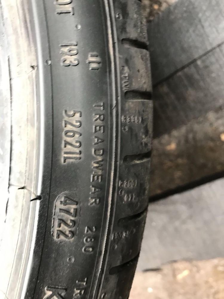 Pirelli 245/35r20 пара літо резина шини б/у склад оригінал