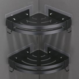 Półki prysznicowe narożne aluminiowe Nienlcip bez wiercenia