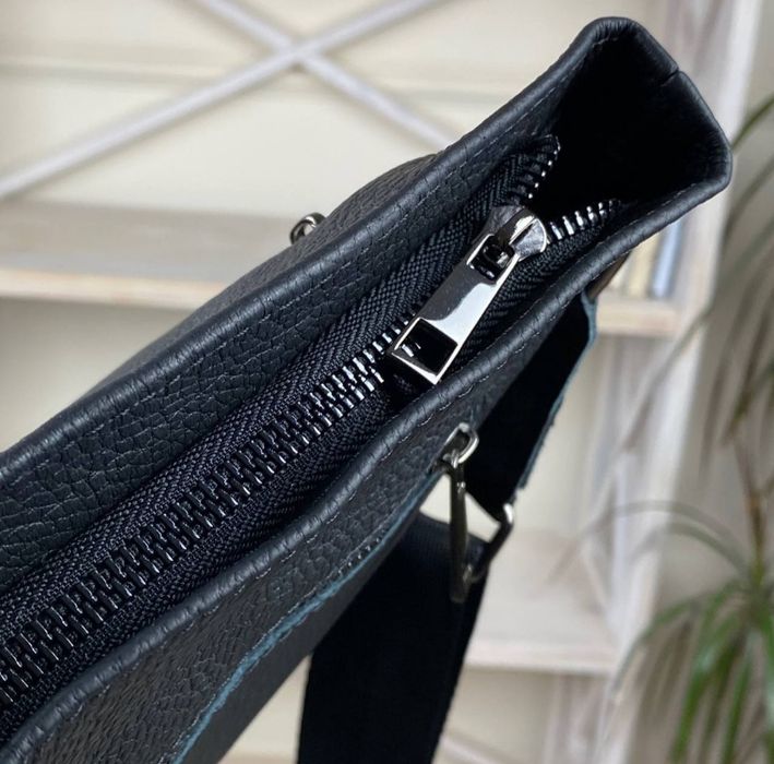 Сумка-барсетка Чикаго, мужская через плечо, кожаная, чоловіча шкіряна