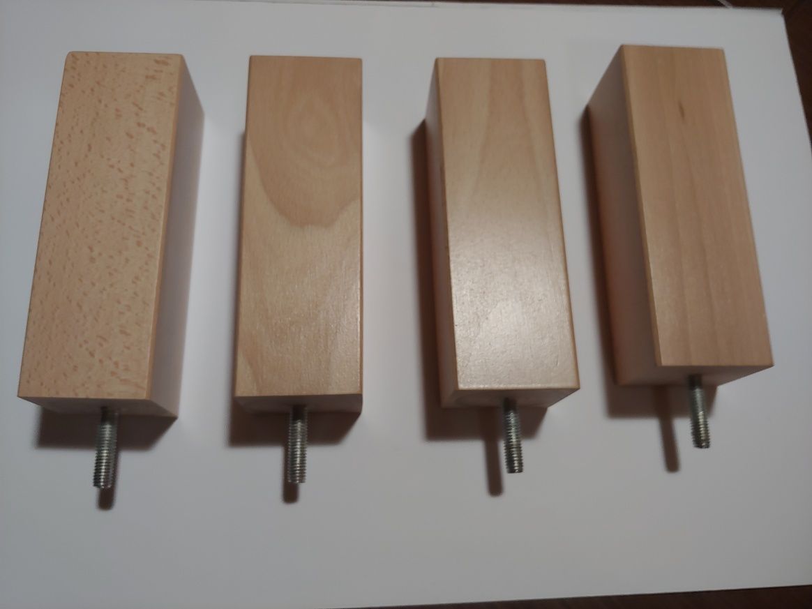 Nowe drewniane nóżki do mebli