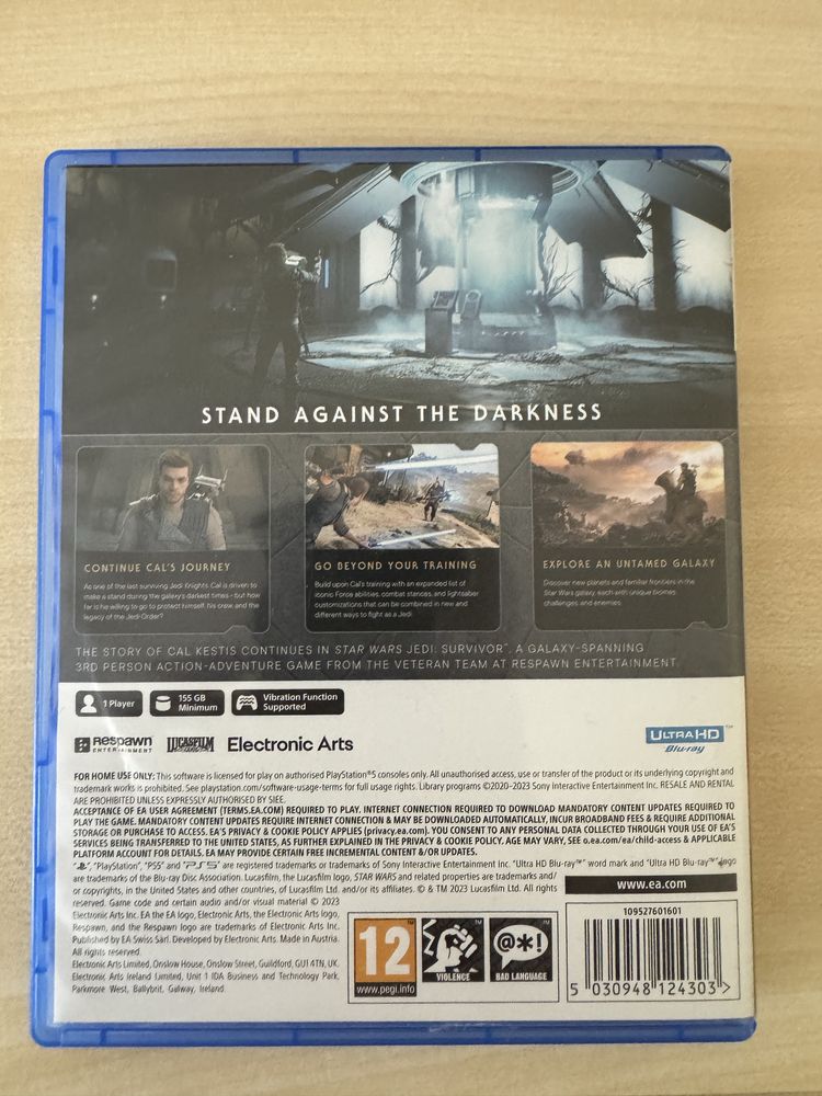 STAR WARS: Jedi Survivor диск PS5
