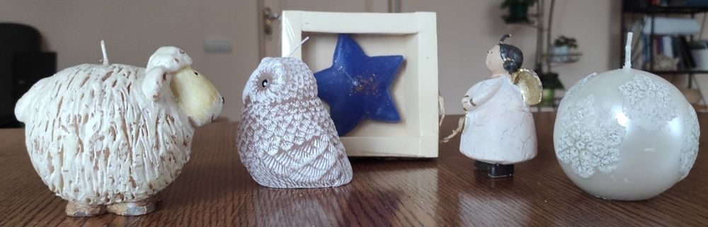 Свечи праздничные. Свечи декоративные. Свечи новогодние