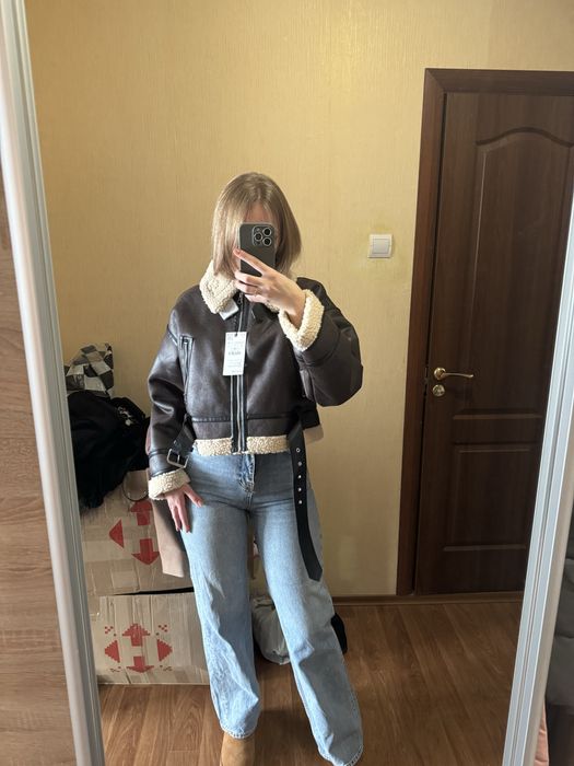 Дубленка Zara размер L