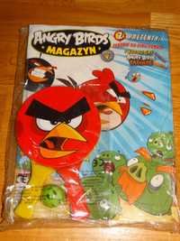 Czasopismo Angry Birds 4/2015 + Rakietki i piłeczka Ping-Ponga