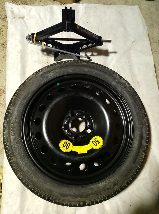 Volvo XC60 koło zapasowe R17  komplet lewarek NOWE OEM