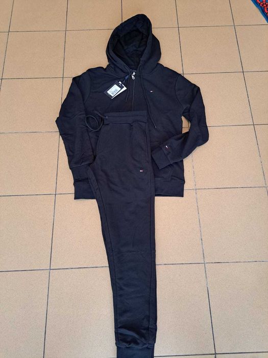 Komplety dresu męskie Tommy Hilfiger komplet dres maly znaczek Premium